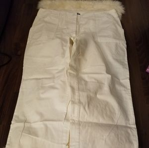 New York & Company Gaucho Pants | Off White